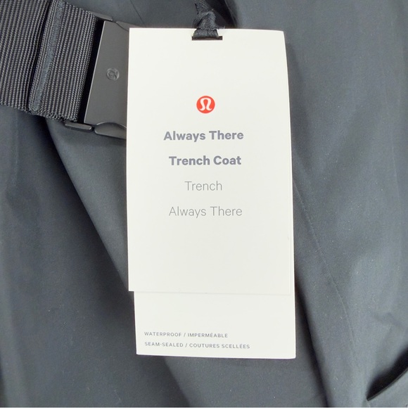 Lululemon NWT Women's Size 12 Always There Trench Coat W4BJ2S Style Number - Picture 2 of 16
